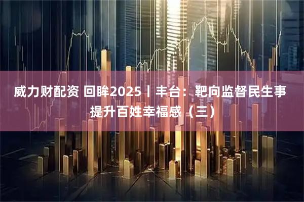 威力财配资 回眸2025丨丰台：靶向监督民生事 提升百姓幸福感（三）