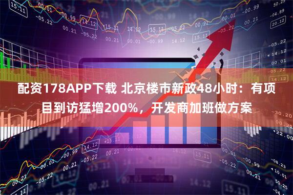 配资178APP下载 北京楼市新政48小时：有项目到访猛增200%，开发商加班做方案